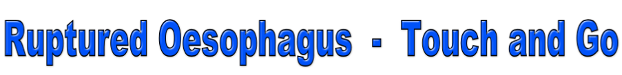 Ruptured Oesophagus  -  Touch and Go