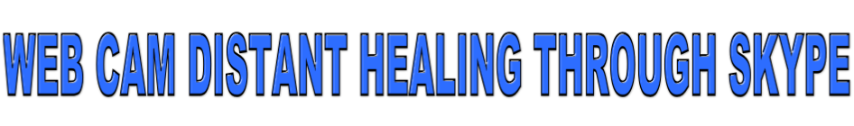Web Cam distant healing through Skype